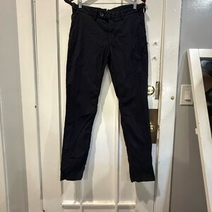 Massimo Dutti Men's Dark Navy Chinos